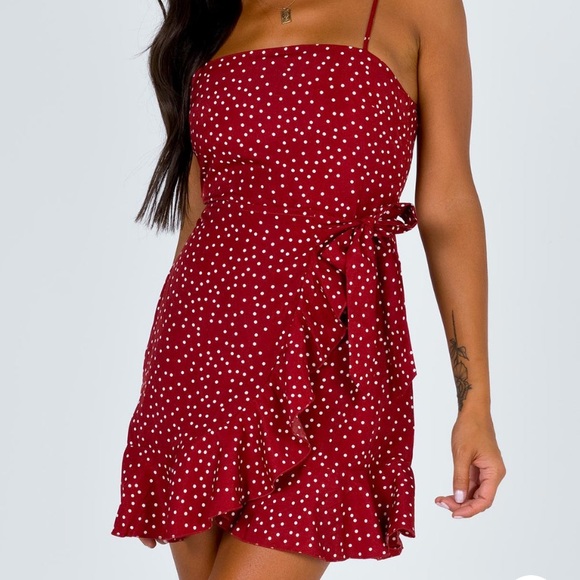 Princess Polly | Dresses | Princess Polly Mini Polka Dot Dress | Poshmark